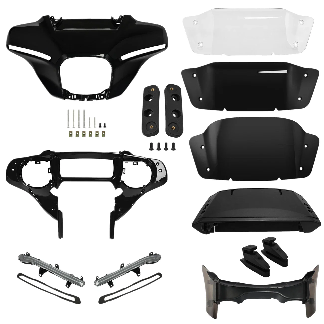 

Motorcycle Inner Outer Fairing Windshield Air Vent For Harley CVO Street Glide FLHXSE 2023-2025 FLHX 2024-2025