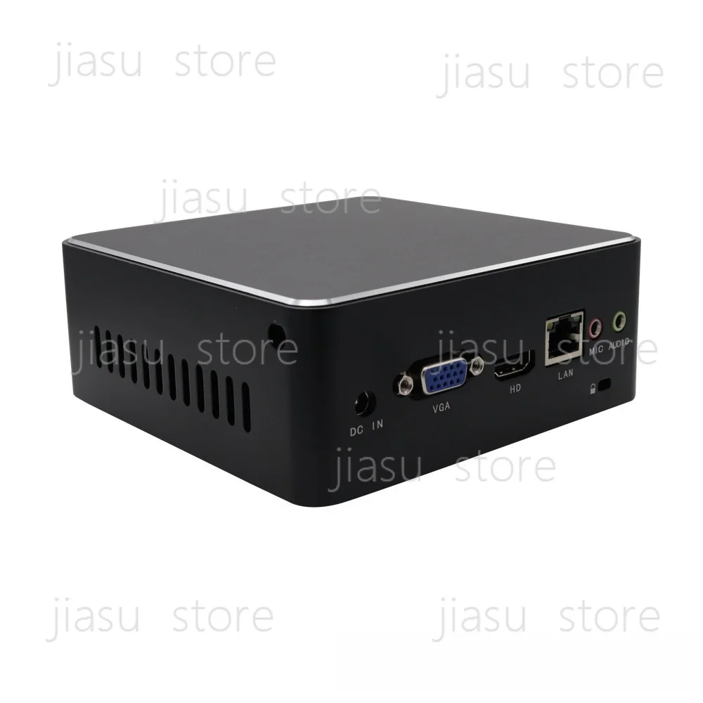 Mini host with fan home office computer i3i5CPU low power consumption support wall hanging mini sleeping stand