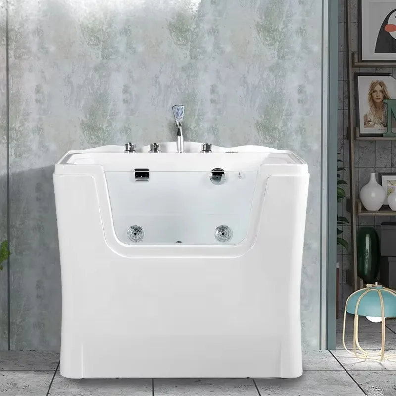 منتجات الحيوانات الأليفة لتنظيف الحيوانات الأليفة، منتجات سبا للاستحمام والقطط والكلاب، حوض سباحة على شكل حيوانات