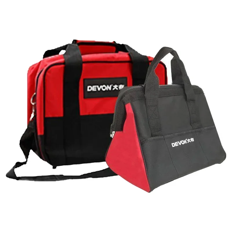 Devon Tool Handbag Double Layer Oxford Cloth Portable Waterproof Anti-Fall for Tools Packaging Storage and Electrician Bags