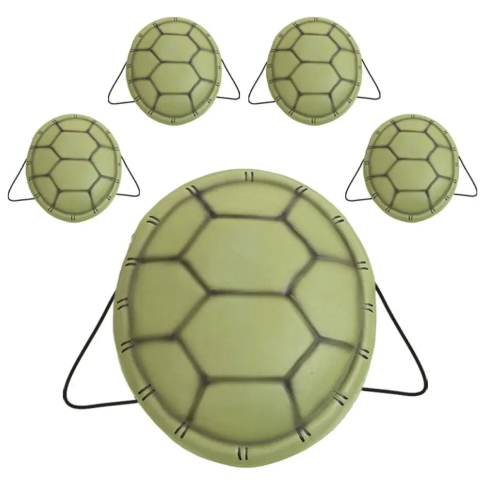 3D Falso Tartarugas Cartoon Prop, Simulado Turtle Shell, Adereços bonitos, Halloween Costumes