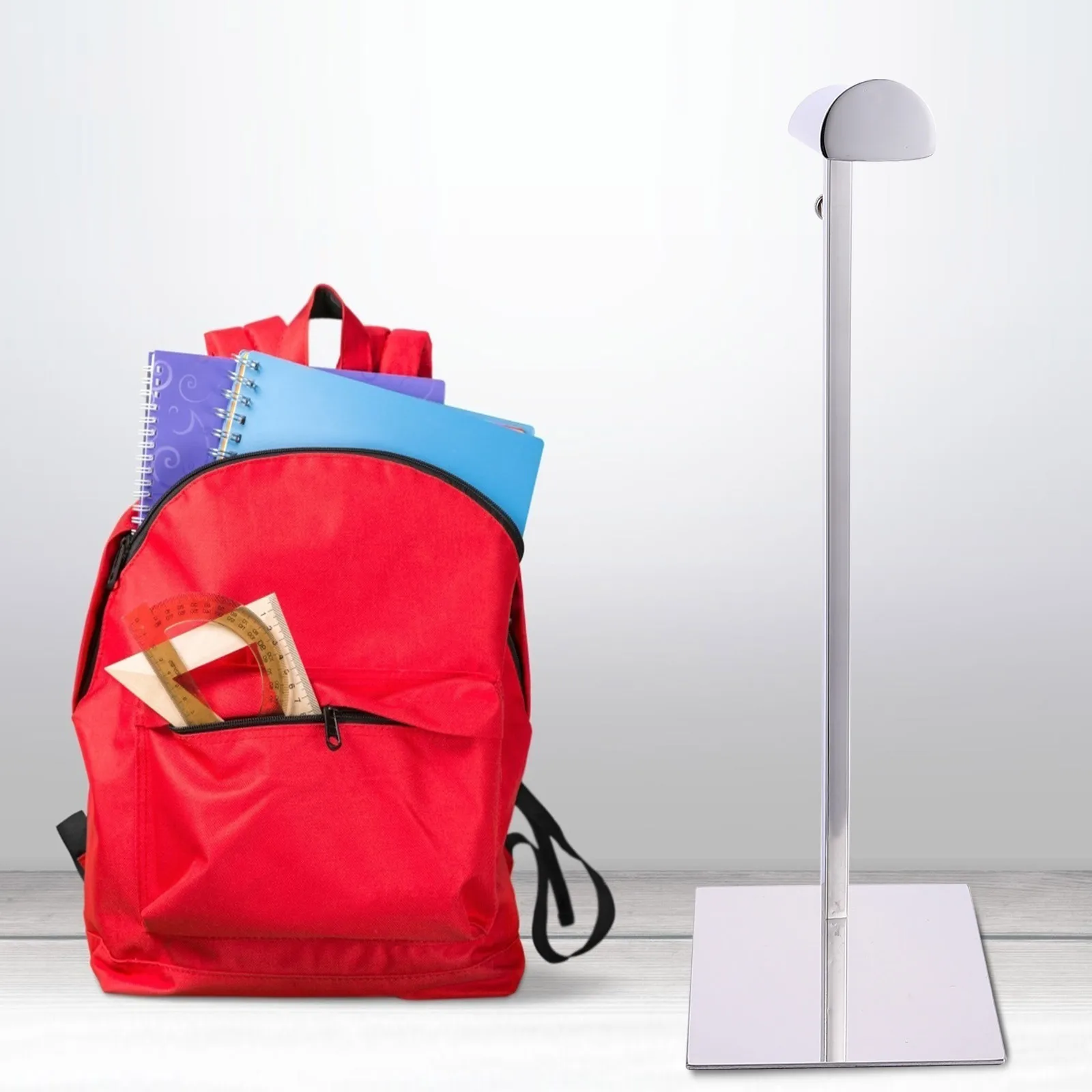 

Adjustable Handbag Display Rack Stainless Steel Metal Base Non-Slip Tote Bag Holder For Home Storage Organizer Multifunctional