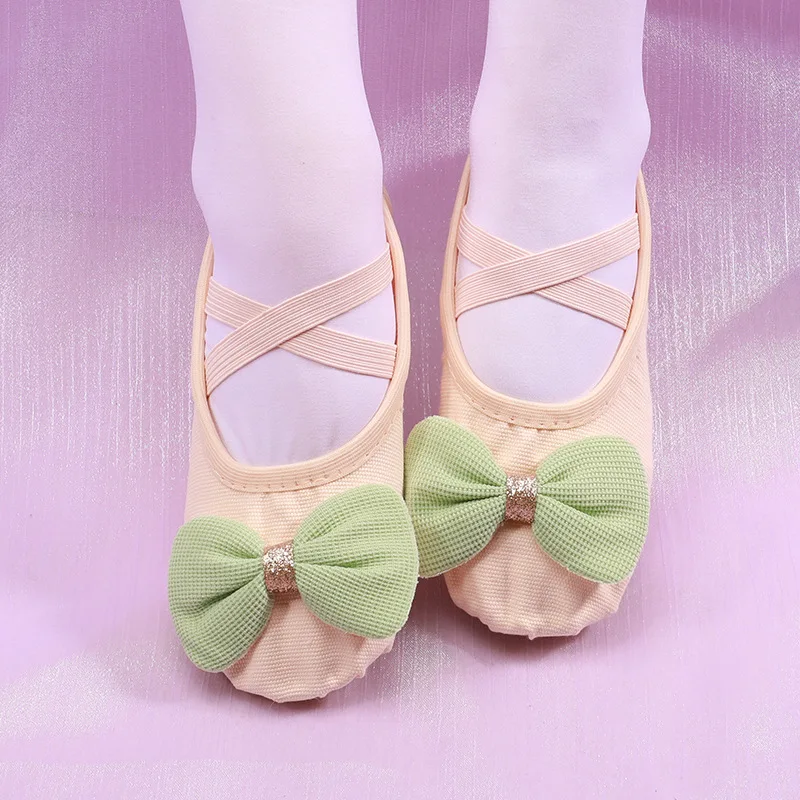 Japanese Style Ballet Shoes Child Girls Adult Dance Shoes Women 2023 New in Ballet Shoes for Dancing Ballet Accessories Bow