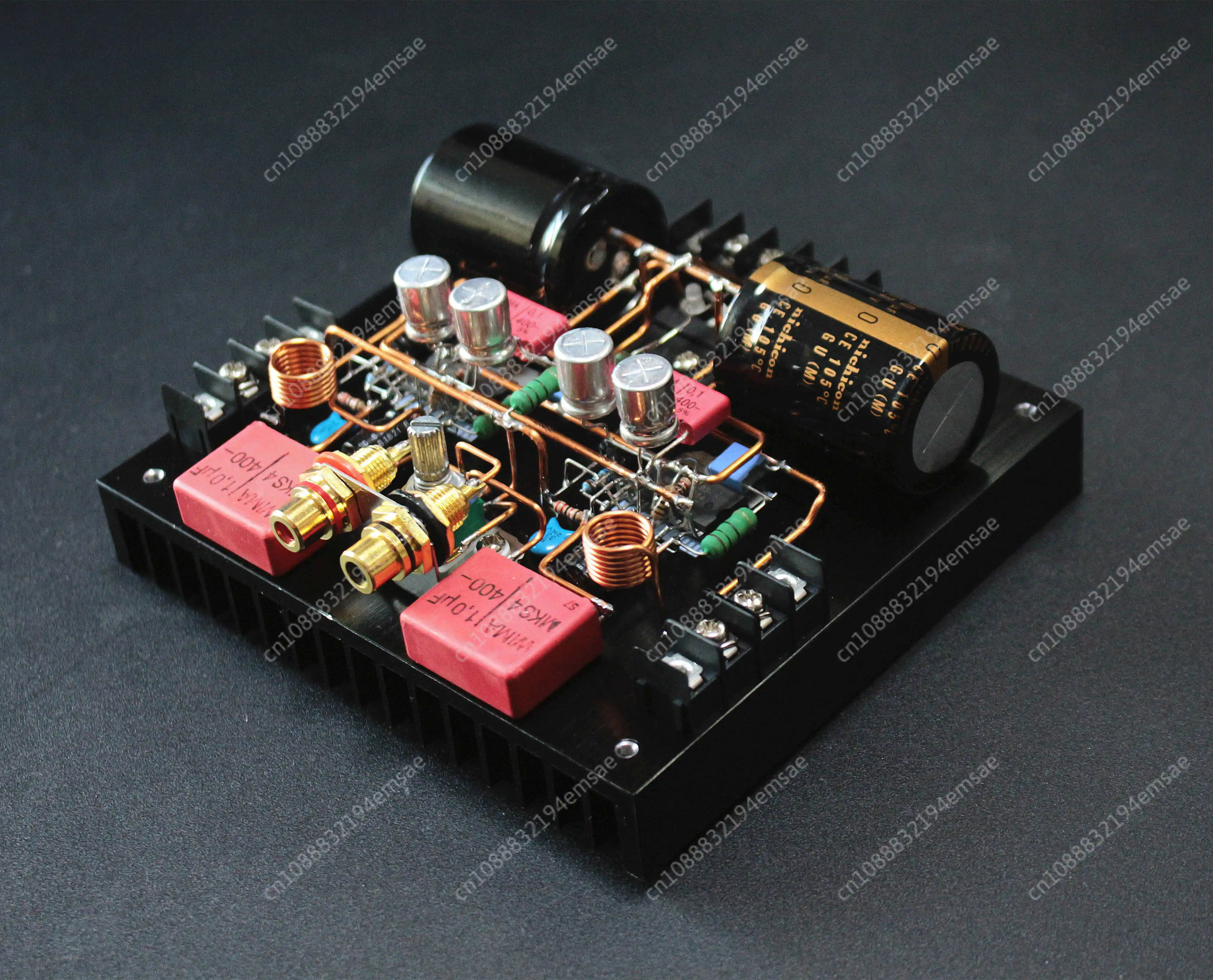 7293  Power Amplifier Lm4780 Lm3886 Shed Power Amplifier Poisonous Voice Shed  （With potentiometer and acrylic plate）