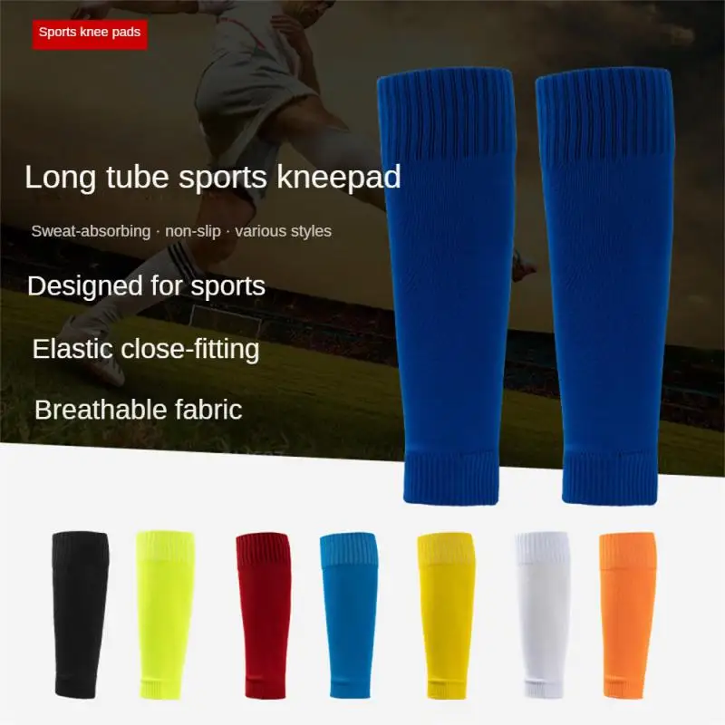 Chaussettes de football au mollet pour enfants, longues chaussettes de protection au genou, couvre-jambes élastiques, conception de tube, chaussettes de sport, 52.00g