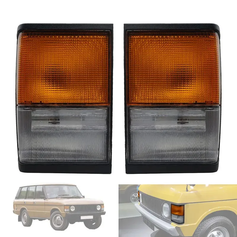 Car Front Bumper Side Corner Light PRC8950 PRC8949 For Range Rover First Gen 1971-1986
