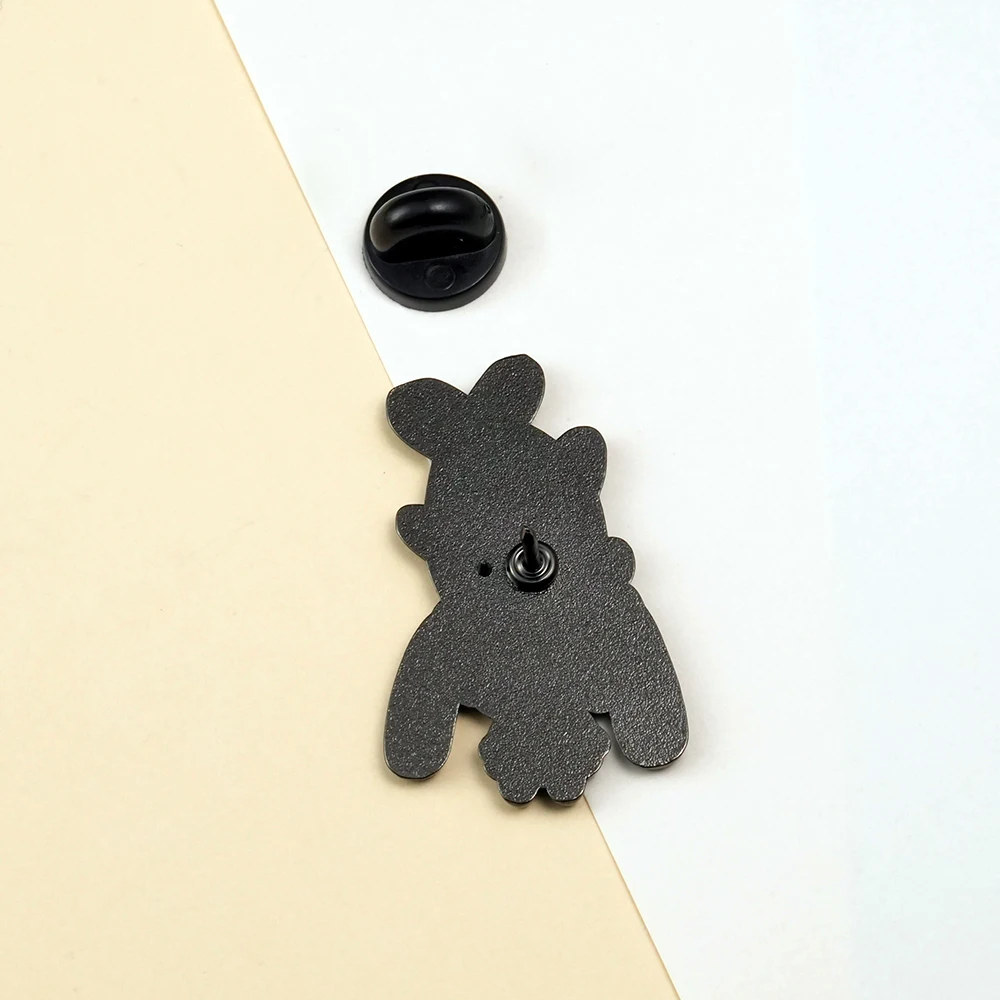 Q version virtual idol fish anime peripheral enamel pin cute comic princess idol lapel badge accessories