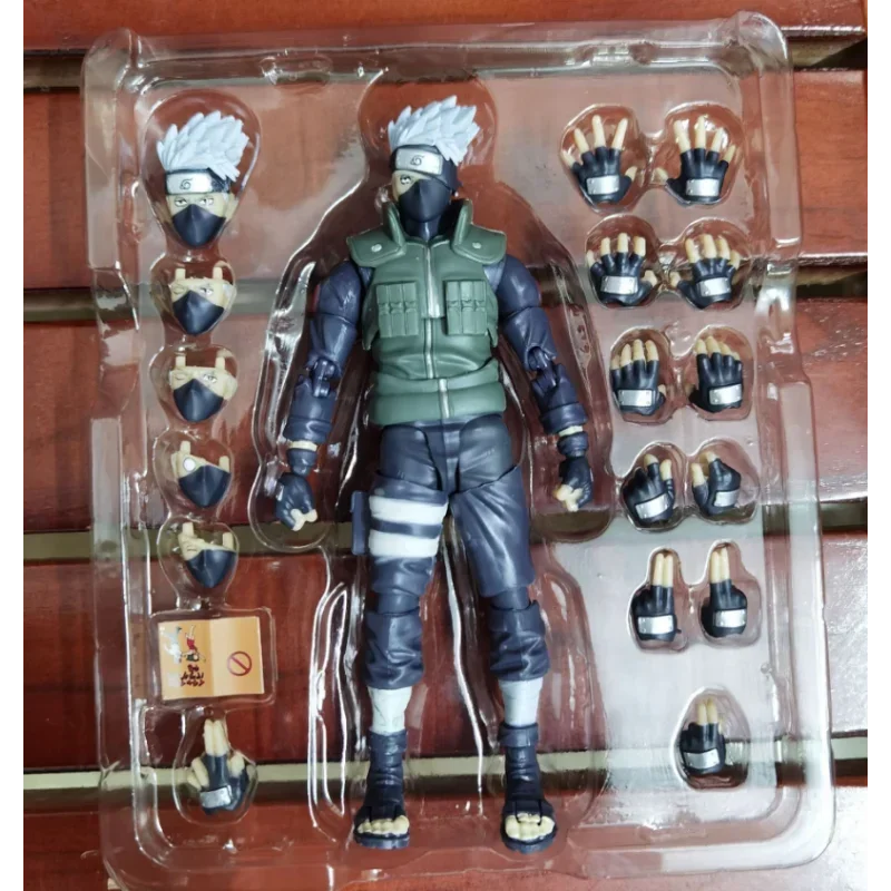 15cm SHF Naruto Sasuke Hatake Kakashi Namikaze Minato figuras de acción articuladas Anime PVC modelo juguetes muñeca regalo de cumpleaños