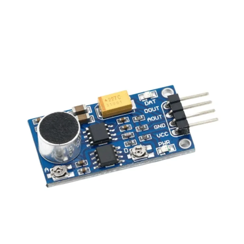 50pcs LM386 Audio Power Amplifier Module Sound Detection Sensor Voice Sensor Board for Ambient Sound Detection