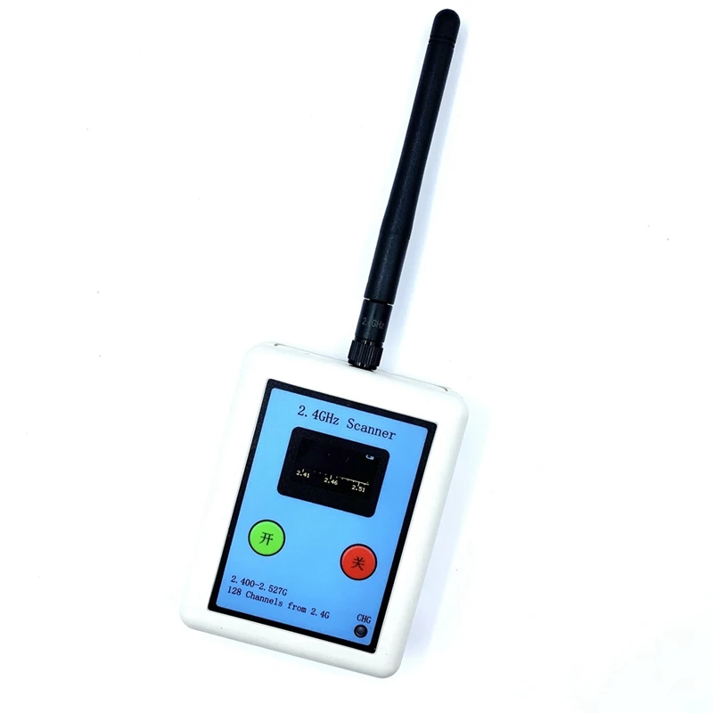 Imagem -06 - Fonte de Sinal de 2.4g Nrf24l01 Spectrum Analyzer Scanner Scanner de Tela Oled Simples