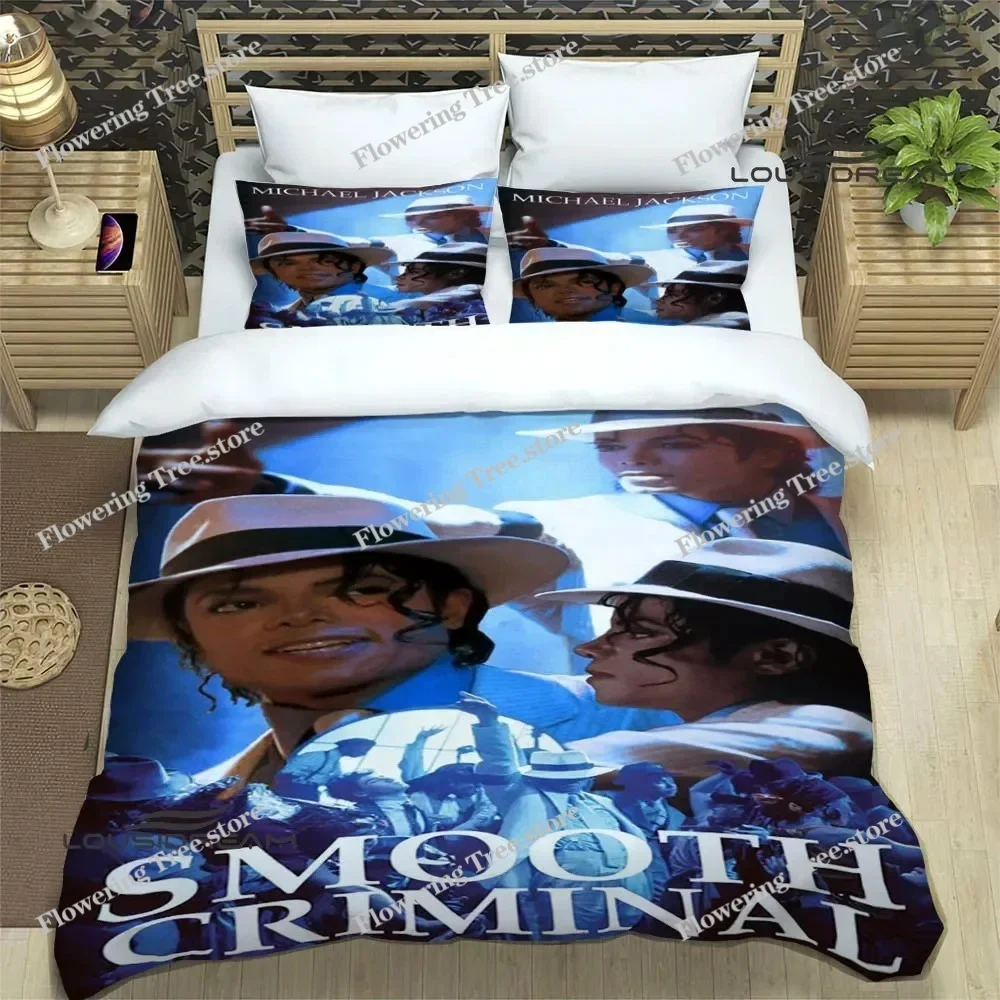 

Michael Jackson Bedding Sets Duvet Cover Set Comforter Cover Set Bedding Set for Gift King Queen Double Twin Size Bed Linen