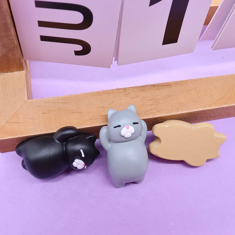 Single Sale 1pcs Resin Shoe Charms Kawaii Cat Children Adorable Decorations Hole Slipper Accessories For Clogs Pins Kids Gift