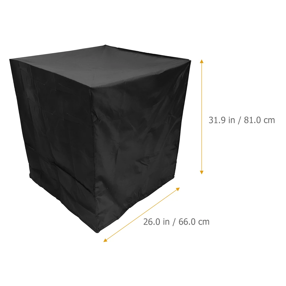 

Air Condition Unit Cover Telescopic Cord Adjustable Size Premium Polyester Outdoor Dustproof Waterproof Protective Cover