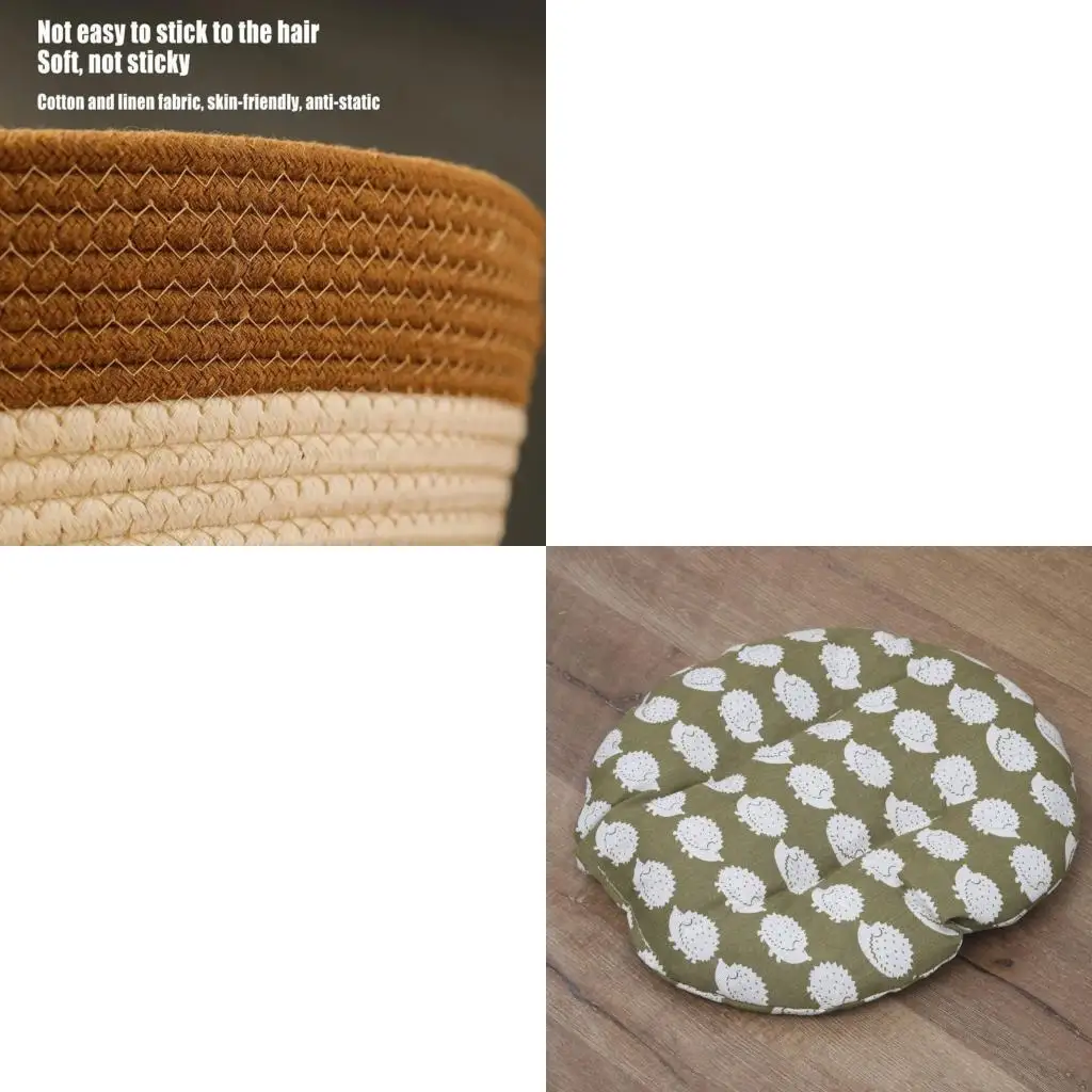 

X4YE Cats Puppy Bed Basket Base Scratch Resistant Mat for Small to Pet Creative Pet Bed Nest Machine Washable