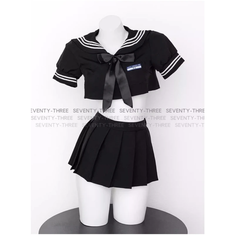 Anime Sailor Suit Cosplay Costume Japanese Girl Student Uniform JK Pleated Skirt Cute Role Play Outfit Sweet Nightgown Underwear