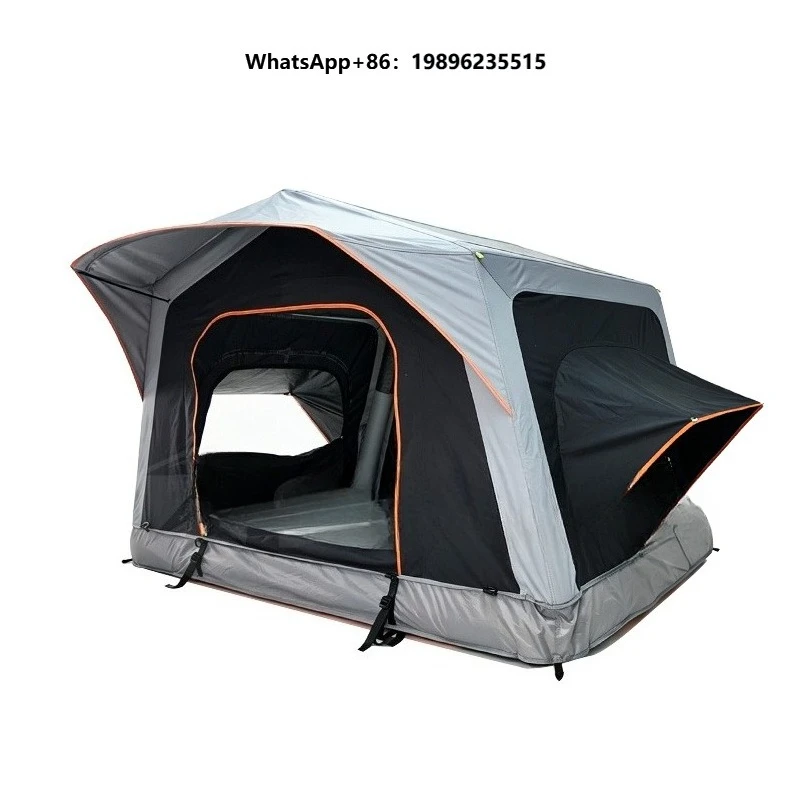 4x4 SUV Car Roof Top Tent Hard Shell Lightweight Amphibious Camping Rooftop Tent 1-2 Person Oxford Waterproof