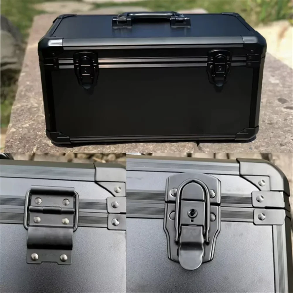 Large Aluminum Alloy Toolbox Through Machine Aluminum Alloy Storage Box Equipment Aircraft Model Packing Box 49*29*30cm