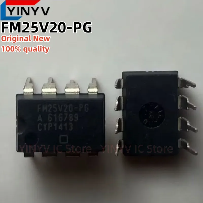 

Free shipping 5-20Pcs FM25V20-PG FM25V20 DIP-8 2Mb Serial 3V F-RAM Memory Chipset Original New 100% quality