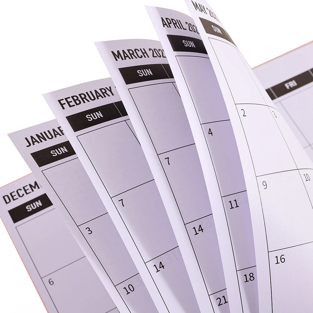 Schüler-Monatsplaner 2026–2027, PVC-Abdeckung für die Schule, 24-Monats-Kalender für Prüfungsplanung, Hausaufgaben, tägliches Zeitmanagement – Detail 6