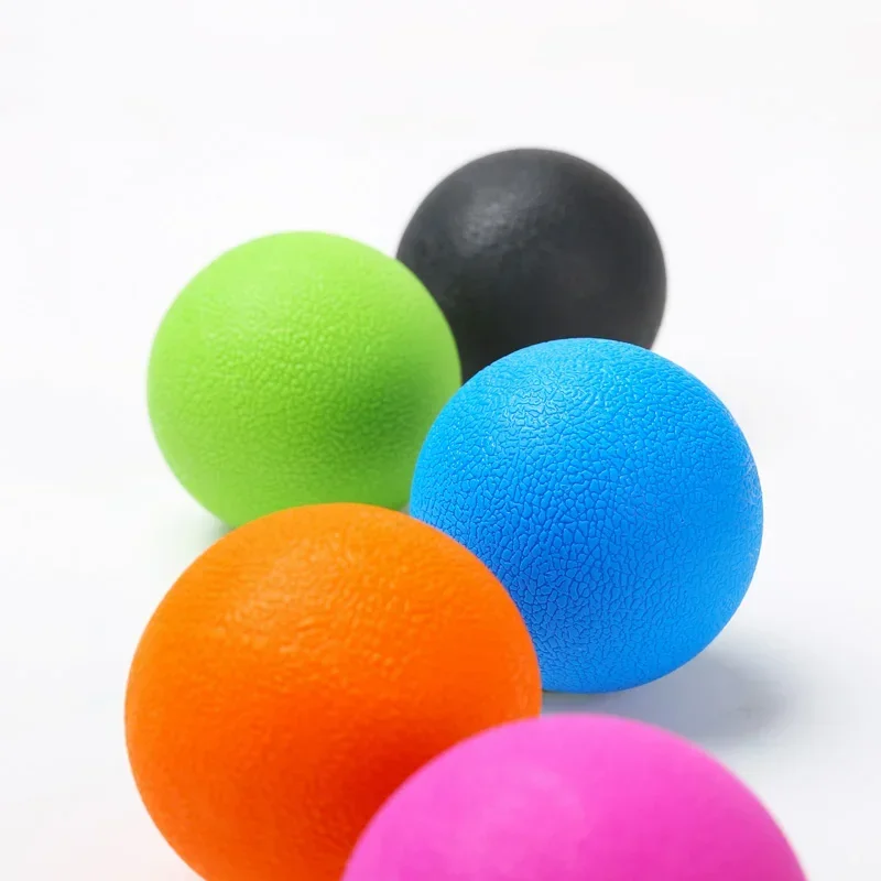 TPE Fascia Ball Lacrosse Muscle Relaxation Exercise Sports Fitness Yoga Peanut Massage Ball Trigger Points Pressure Pain Relief