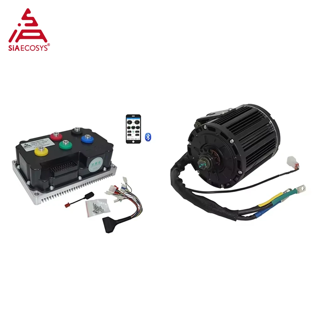 

QSMOTOR QS138 Mid Drive Motor Kit 4000W 7500W Peak 72V 110KPH Motor with Fardriver YQ72180 Controller for Electric Scooter