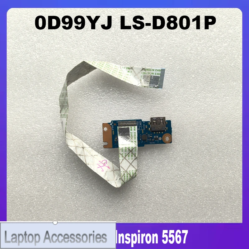 

New Original 0D99YJ LS-D801P For DELL Inspiron 5567 USB Board D99YJ