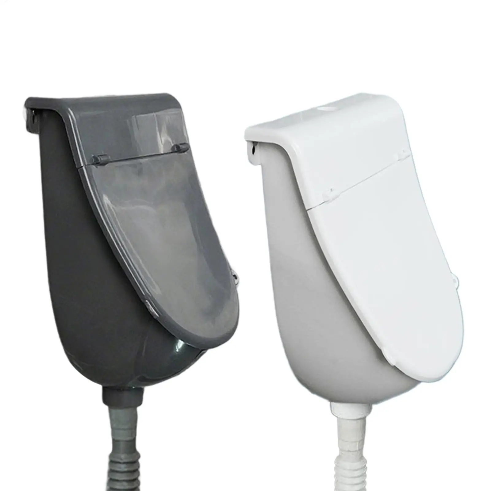 

Outdoor Wall Urinal With Lid For Men Splash-Proof Wall-mounted Standing Urinals Portable Urine Separator For Bathroom Accessory