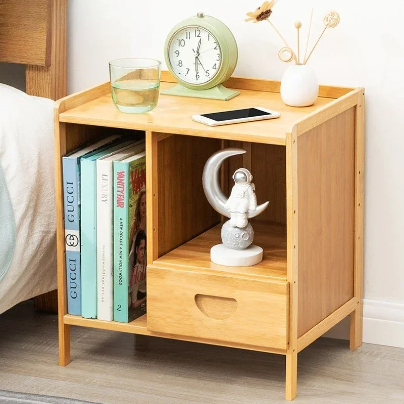 Exquisite Bedside table simple solid wood small cabinet storage cabinet bedroom bedside simple Nordic European modern mini