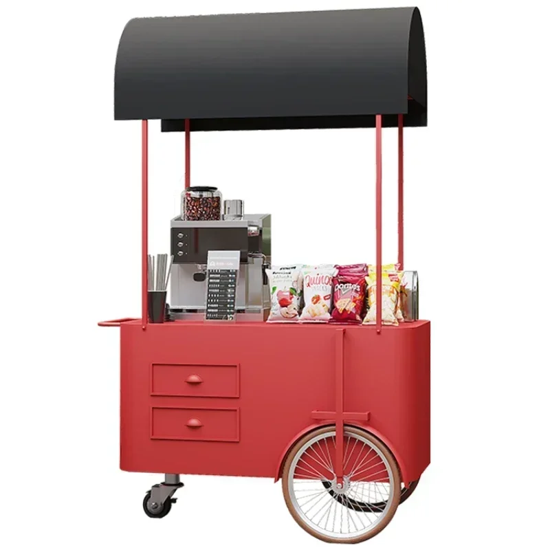 Three-wheeled cart Commercial promotion Float fair Mobile booth Outdoor night market Snack  Coffee