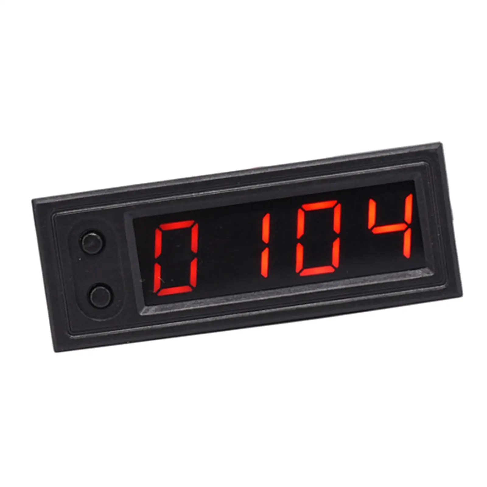 

Car Voltmeter Thermometer Time Accessories LED Digital Display High Performance Compact Replacement Premium Light in Weight
