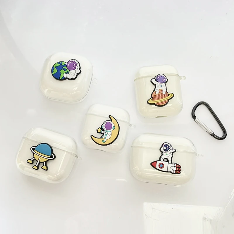 Чехол с рисунком для наушников HONOR CHOICE X5 X5 PRO, забавный силиконовый прозрачный чехол для наушников с астронавтом Honor X5s Pro