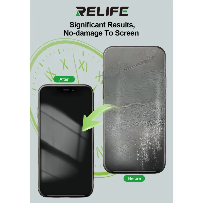 RELIFE RL-8333 LCD Screen Glue Remover Safe Non-corrosive No-damage to Screen Mobile Phone OCA Glue Cleaning Remover Tools