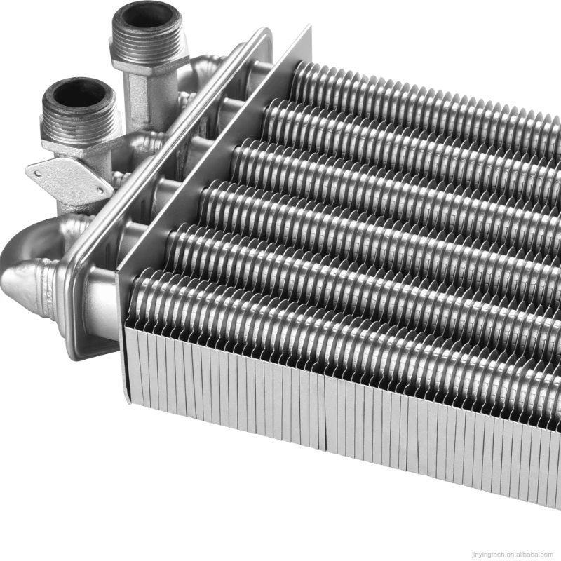 Wall-mounted gas boiler heat exchanger/double tube main heat exchanger for heating cold air