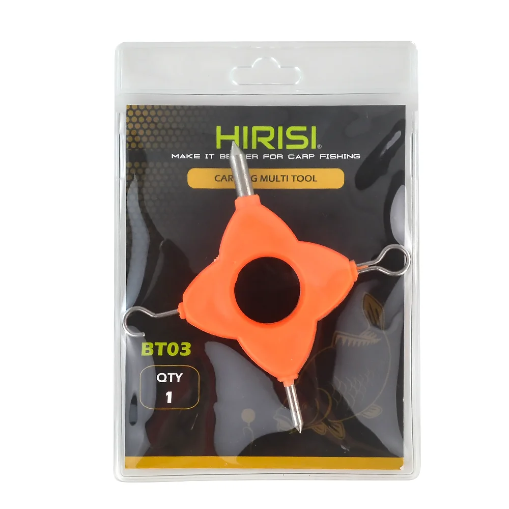 4 in 1 Puller Line Tool Fishing Line Knotting Knot Tool for Carp Rig D Rig Making Multi-purpose Portable Knotter Tool