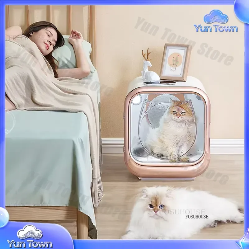 Automatic Cat Water Blower for Pets Dog Hair Dryer Intelligent Pet Drying Box Bath Hair Blowing Machine for Household Pet