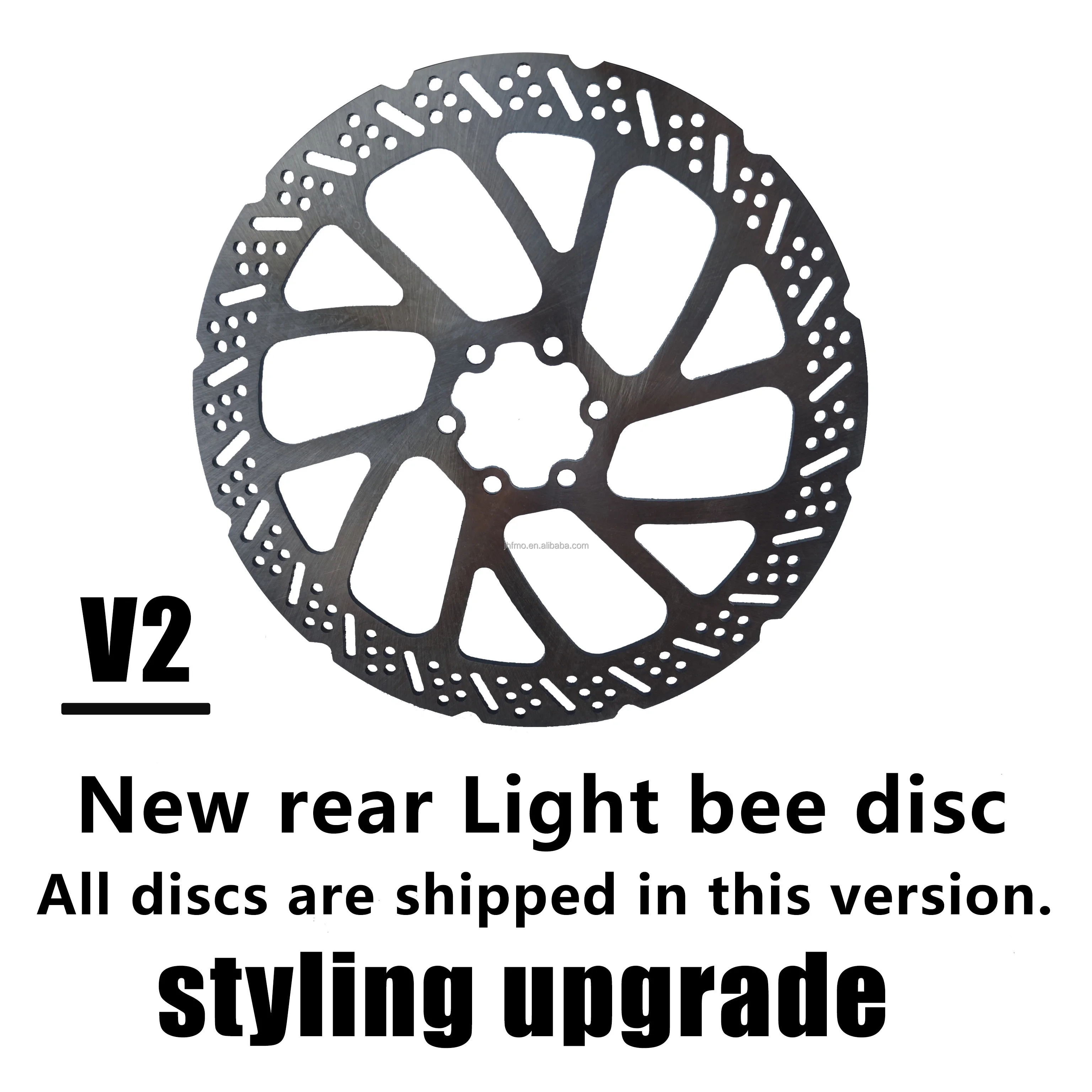 Ultra Bee Originale 240mm In Lega di Alluminio Ossido Anodico Doppio Pinza Staffa Kit Freno A Pedale Freno A Disco Posteriore Accessori Moto