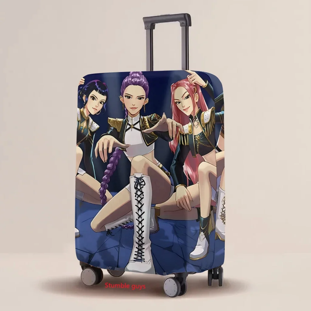 

Luggage Protective Cover Kpop Demon Hunters Multi-Size Elastic Cartoon Print Universal Suitcase Sizes​