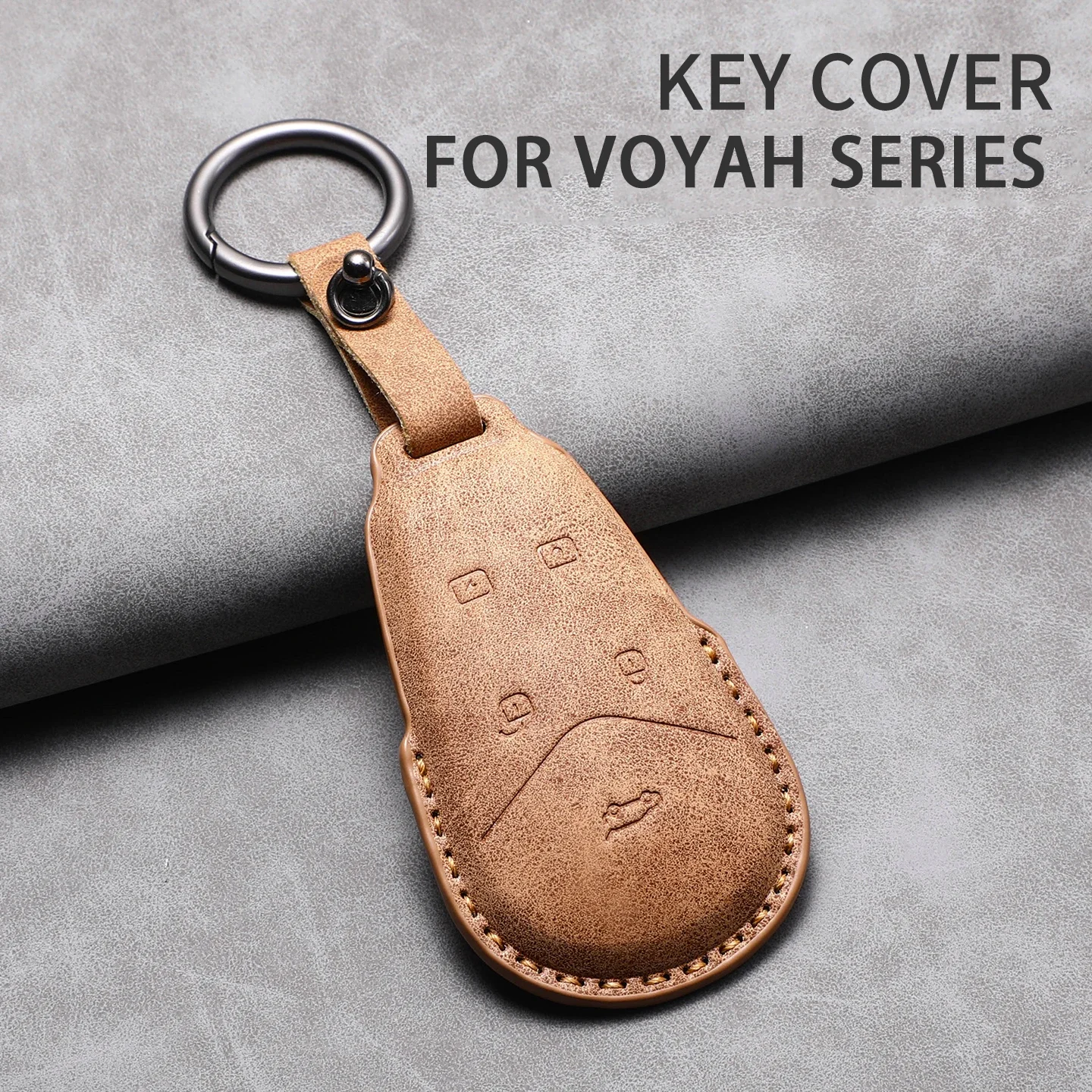 For VOYAH DREAM POWER PHEV EV Car Smart Remote Key Case Cover Shell Car Keychain Protection Case Key Decorative Accessories 5