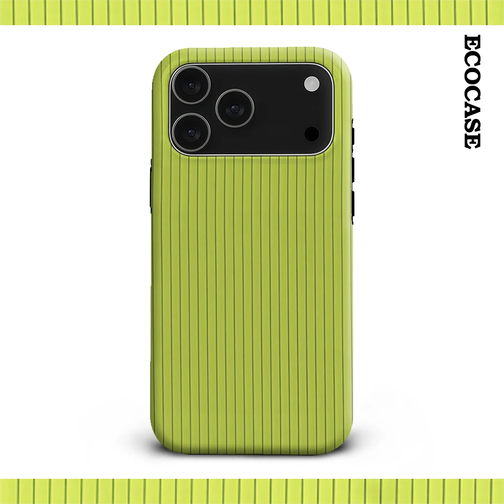 Hellgrüne vertikale Streifen IPhone 17 Must-Haves Handyhülle für IPhone 17 16 15 14 13 12 11 Pro Max Plus Doppelschichtige Rückseite