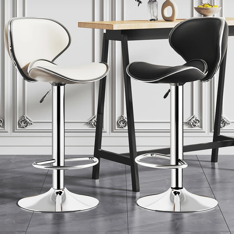 Tabouret de Bar Ergonomique en Métal, Mobilier de Restaurant, Design Bibliothèque Industrielle Européenne