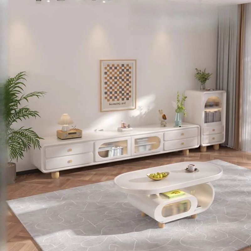 

Storage White Tv Stand Universal Drawers Design Wooden Nordic Tv Cabinet Modern Minimalist Mueble Para Televisor Furniture Home
