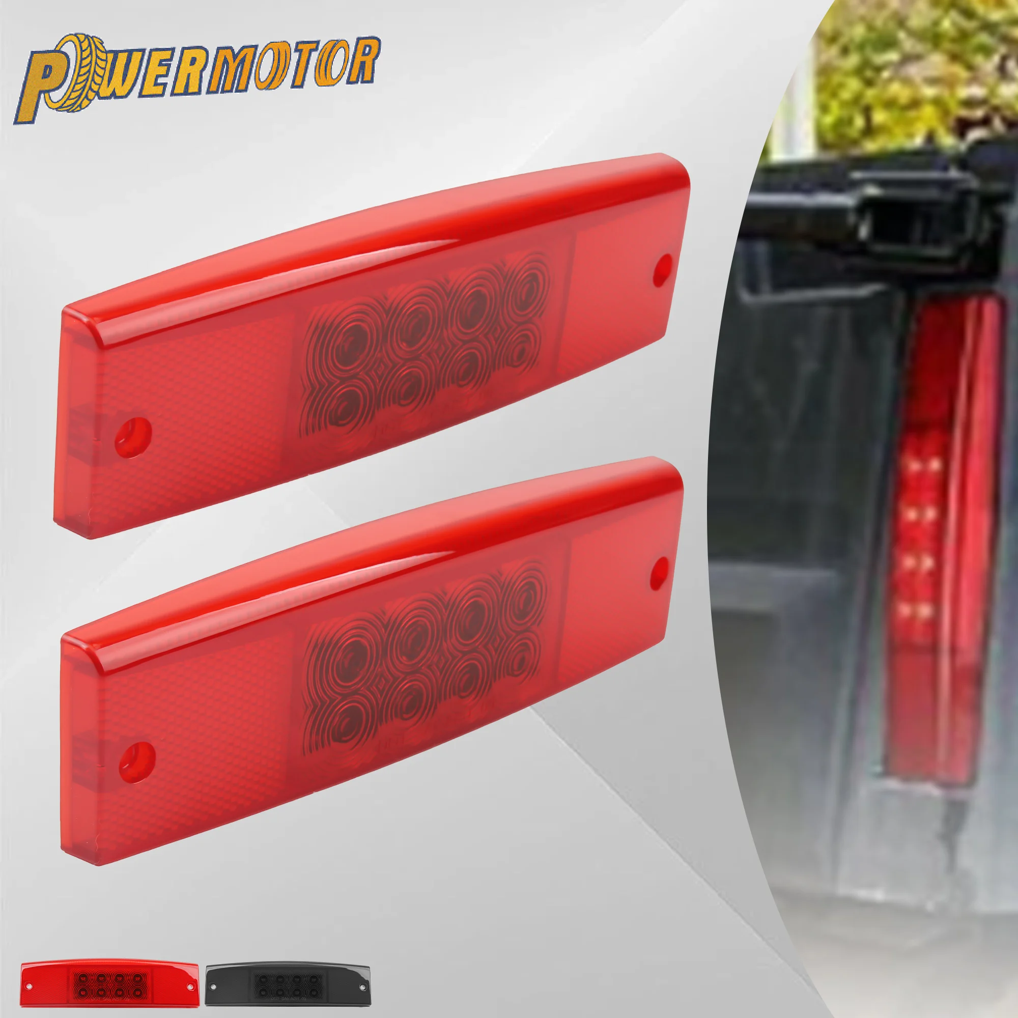 

1 pcs LED Tail Light UTV Rear Brake Lamp for POLARIS RANGER 400 570 800 EFI MIDSIZE Mid Size Ranger 500 2010-2021 OEM 2411450