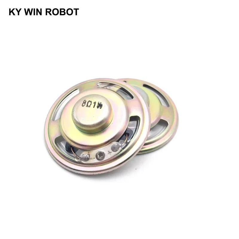 

2pcs/lot New Ultra-thin speaker waterproof 8 ohms 1 watt 1W 8R speaker Diameter 50MM 5CM thickness 12.5MM
