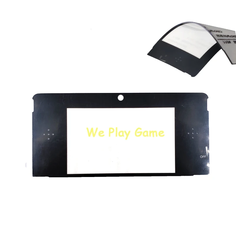 شاشة عرض LCD غطاء لنينتندو 3DS ، والزجاج العلوي ، والمواد البلاستيكية ، استبدال إصلاح مرآة