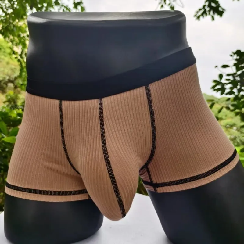High Elasticity Mens Boxer Shorts Large Pockets Fashionable Casual Summer Loose Fit Quick Dry Breathable Ultra Lightweight Soft image 2