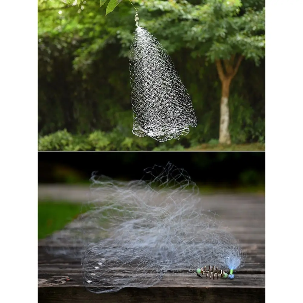 

Fishing Net Cast Nets Throw Casting Mesh Drop for Pier Fishnets Freshwater Easy Bait