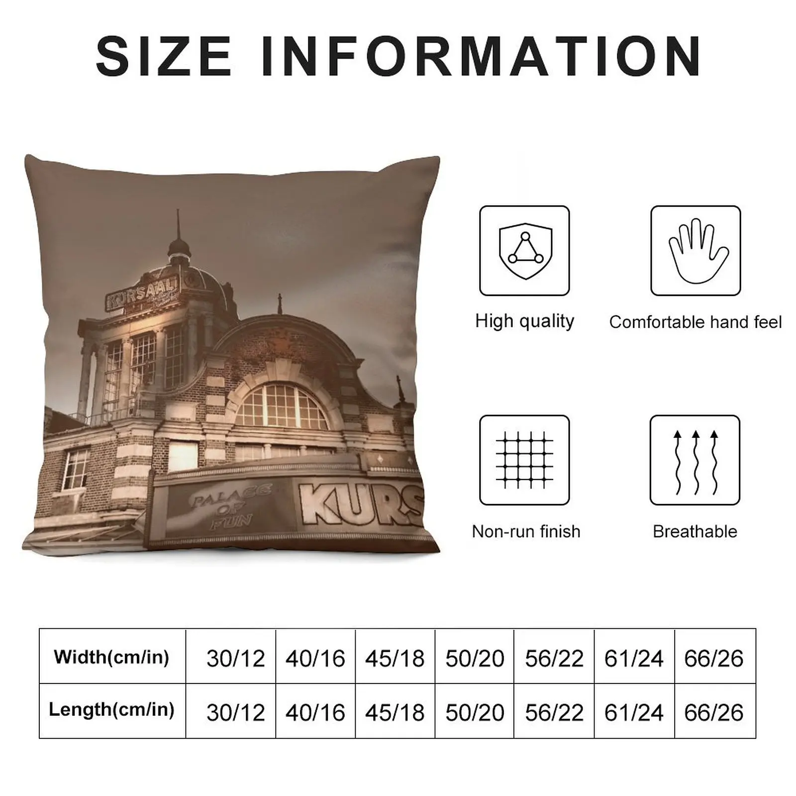 The Kursaal (Re edit) Throw Pillow autumn pillowcase Pillow Cases pillow