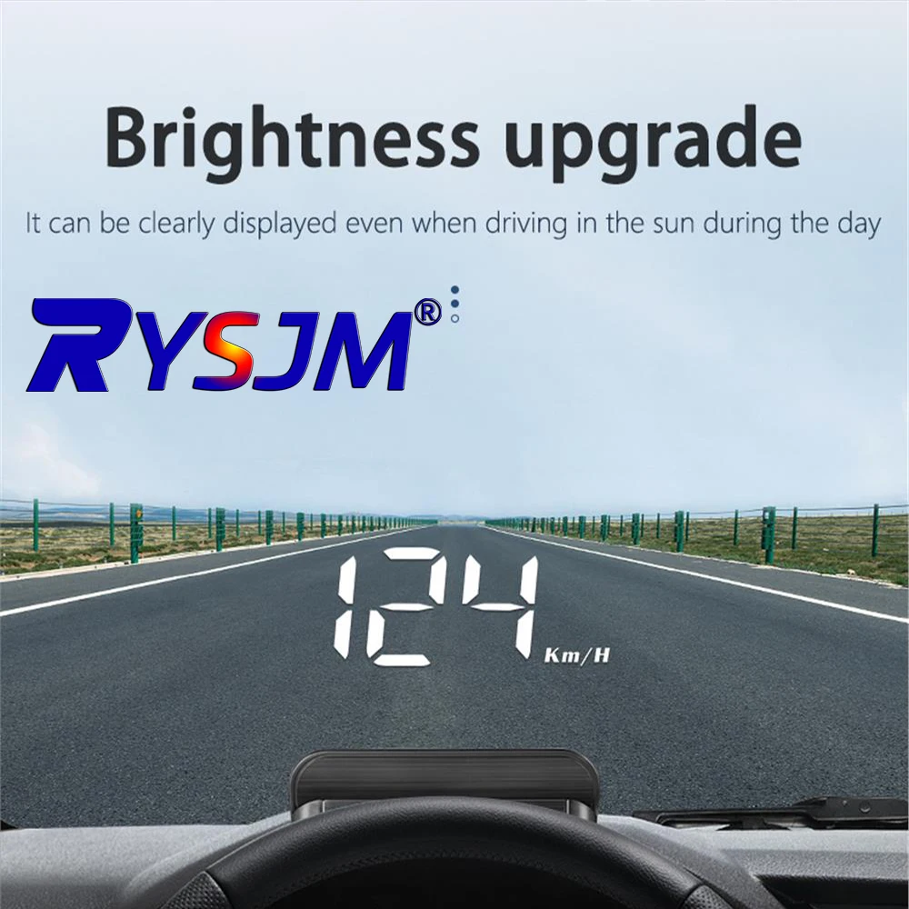 M3 HD Auto Head-up-Display GPS-Tachometer KM/H Digitaler HUD Windschutzscheiben-Projektor Auto-Elektronik
