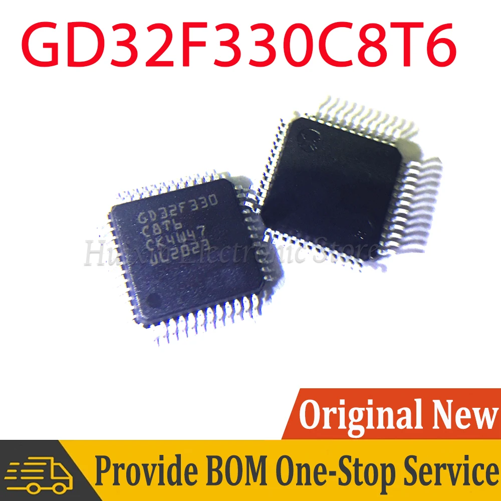 1-5pcs GD32F330C8T6 LQFP-48 GD32F330 32F330C8T6 LQFP48 Cortex-M4 32-bit Microcontroller MCU IC Controller Chip New Original