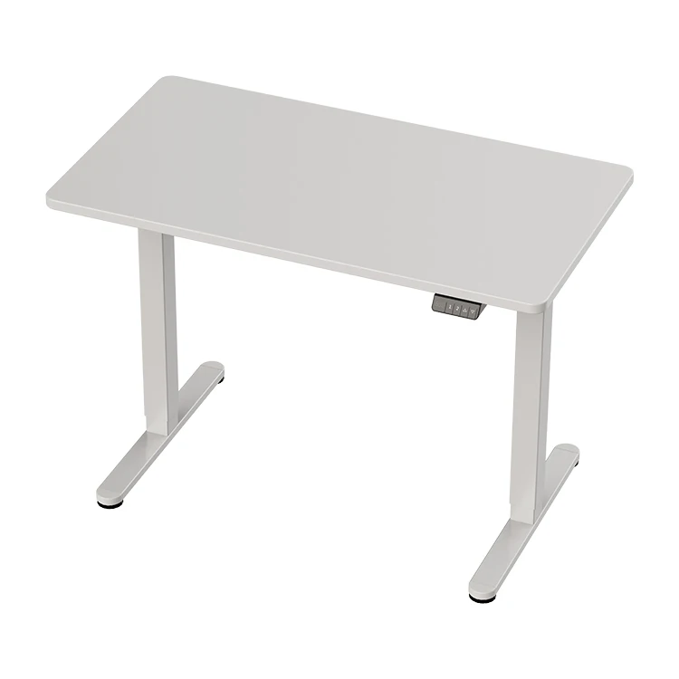 

Frame Metal Home Office Laptop Computer Desk Electric Height Adjustable Standing Desk Frame Height 118cm Max Table Top 50x100cm